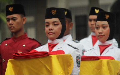 Upacara Kemerdekaan Republik Indonesia Ke-79 di SMAN 2 Malang Berlangsung Khidmat