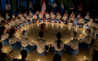 Malam Pengukuhan Paskibraka SMAN 2 Malang