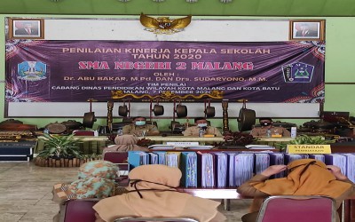 Penilaian Kinerja Kepala Sekolah (PKKS) Tahun 2020 SMAN 2 Malang